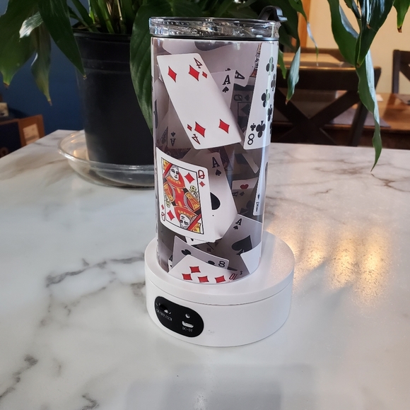 Playing Cards 4 in 1 Can Cooler 14oz Tumbler 🎉sale - Picture 13 of 16